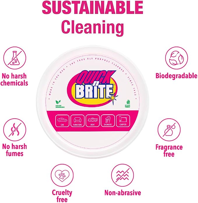 Quick 'n Brite All Purpose Cleaning Paste – Kid & Pet Safe, Powerful - Image 2