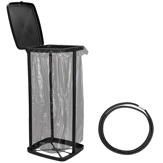 Portable Trash Bag Holder Collapsible Garbage Bin by Unknown