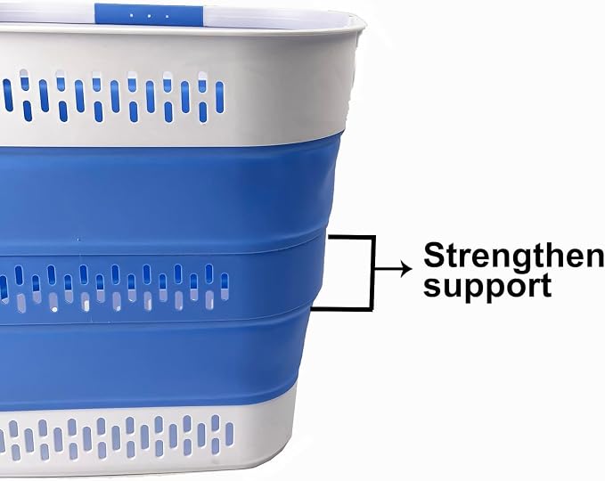 SAMMART 40L Collapsible Plastic Laundry Basket - Image 5