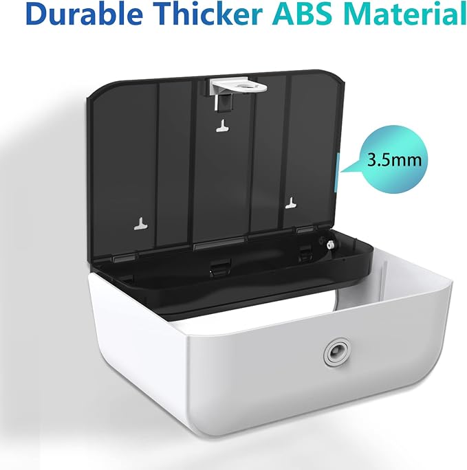 Paper Towel Dispenser, Paper Towel Holder Wall Mount, Bathroom Hand Paper - Image 3