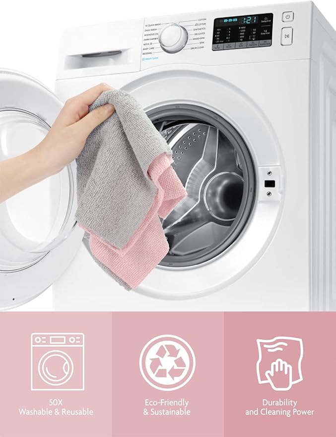 Fantasticlean Microfiber Cleaning Cloth Roll -40 Pack, Tear Away Microfiber - Image 8