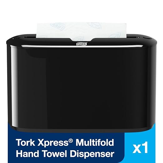 Tork Xpress Paper Towel Dispenser and Tork Extra Soft Multifold Hand Towel White - Image 3