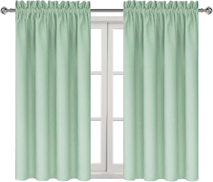 DWCN Blackout Curtains Room Darkening Thermal Insulated Bedroom Curtains Window - Image 9