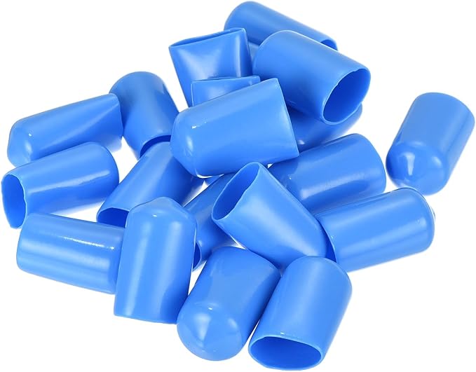 uxcell 20pcs Rubber End Caps 12mm ID Vinyl Round Tube Bolt Cap Cover Screw - Image 4