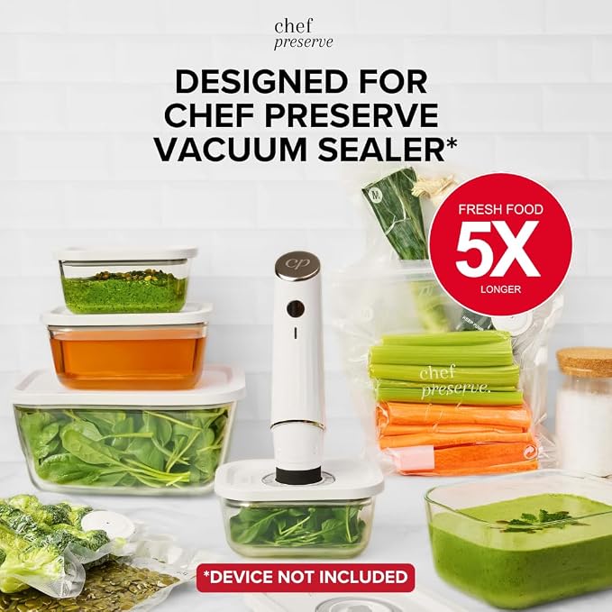 Chef Preserve Glass Vacuum Seal Containers - Image 2