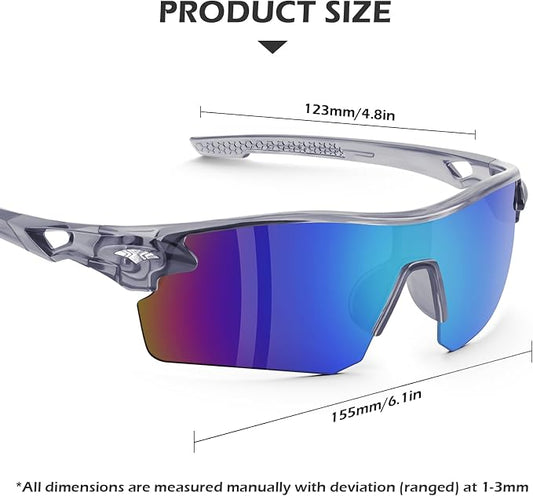 OXG 12 Pack Safety Glasses for Men Women, ANSI Z87.1 Safety Goggles Impact - Image 2