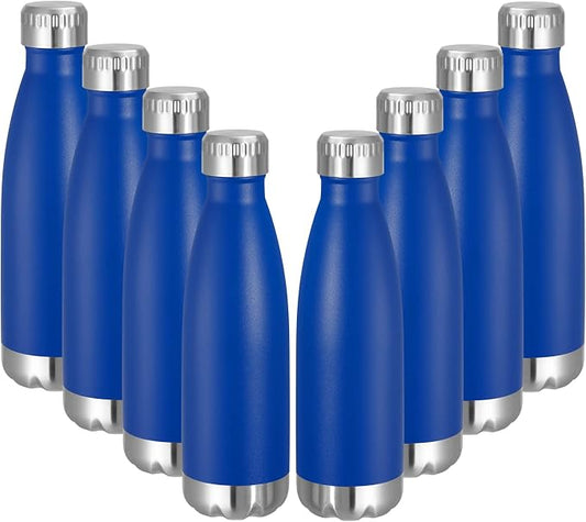 VEGOND 17oz Stainless Steel Water Bottles Bulk, Reusable Metal Sports Water by VEGOND