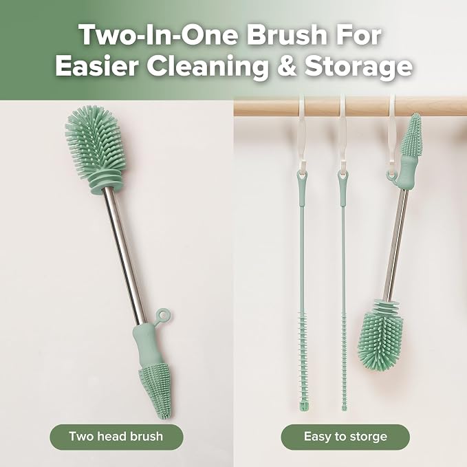 haakaa Silicone Cleaning Brush Kit - Image 6