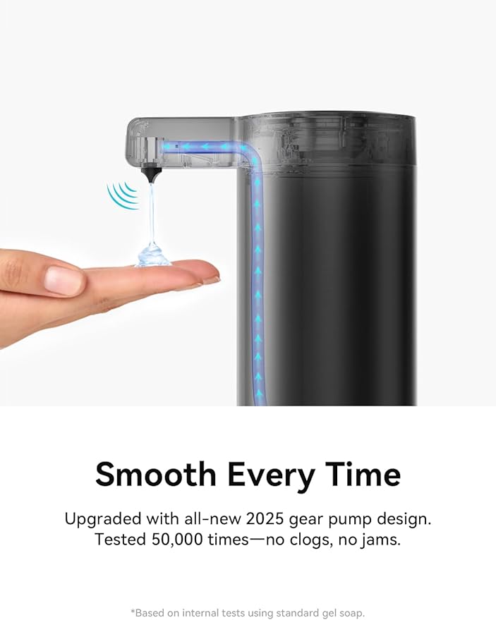 SUNLY Touchless Automatic Soap Dispenser – Clog-Free Pump, 0.2s Fast Sensor - Image 3