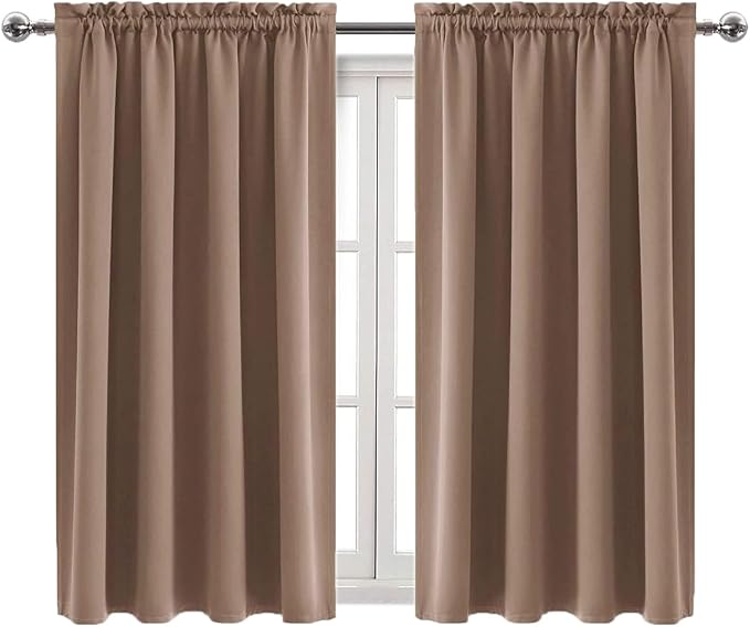 DWCN Blackout Curtains Room Darkening Thermal Insulated Bedroom Curtains Window - Image 9