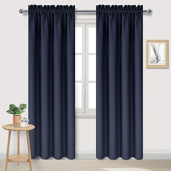 DWCN Blackout Curtains Room Darkening Thermal Insulated Bedroom Curtains Window by DWCN