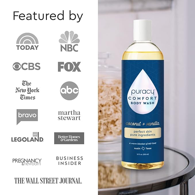 Puracy Body Wash, Natural Body Wash, 98.6% Pure Plant Ingredients, Moisturizing - Image 4