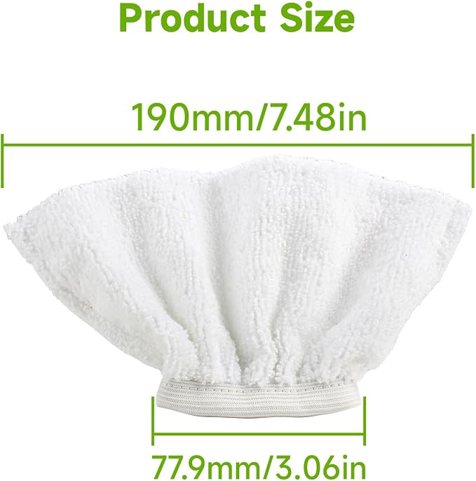 12 Pack Handheld Steam Cleaner Pads Replacement Bissell Steam Shot, McCulloch - Image 7