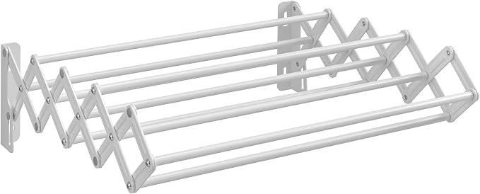 SONGMICS Clothes Drying Rack, Wall-Mounted Drying Rack Clothing, Small by SONGMICSbySONGMICSHOME