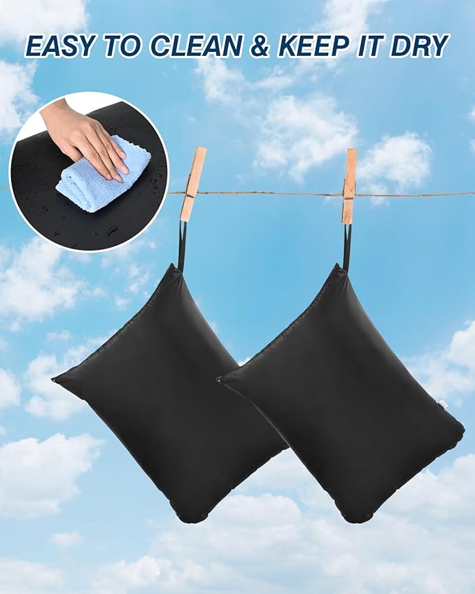 OTraki 2Pcs Large Laundry Bags 24x32 inch Wet Dry Bag Reusable Waterproof bag - Image 5