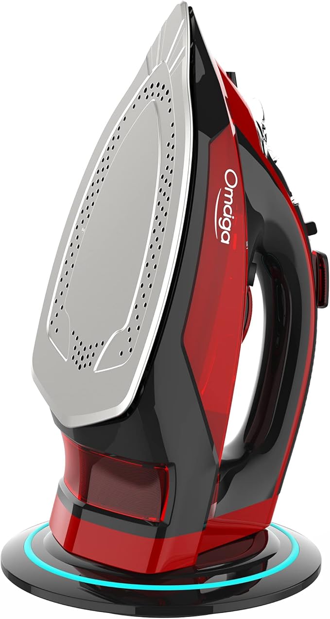 Cordless Iron for Clothes - 1500W Steam Iron by OMAIGA