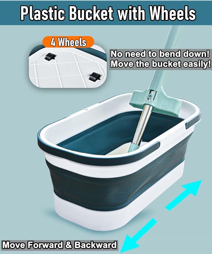 Collapsible Mop Bucket Basin Tub - Image 2