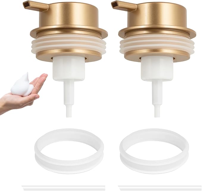 Foam Soap Dispenser Pump 2pcsHead Replacement Spare Plastic Pump Bathroom by TOOZFO
