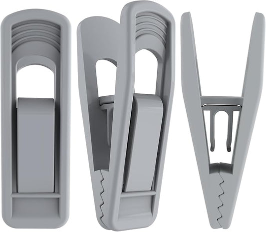 Hanger Clips Perfect for Velvet Hangers, Strong Plastic Clips Pant Skirt Hanger by TOFIIGREM