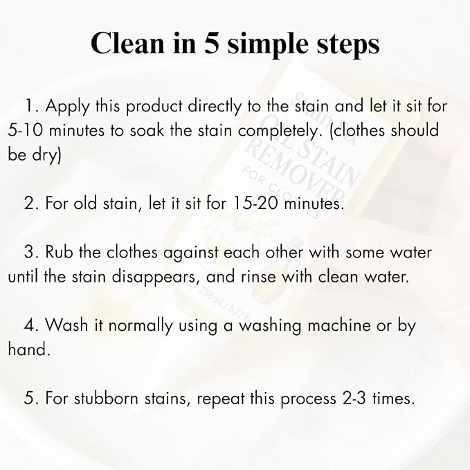 Instant Oil Stain Remover for Clothes - Image 6