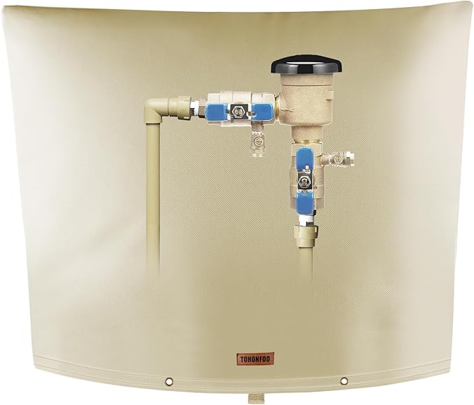TOHONFOO Backflow Preventer Pipe Insulation Cover by TOHONFOO
