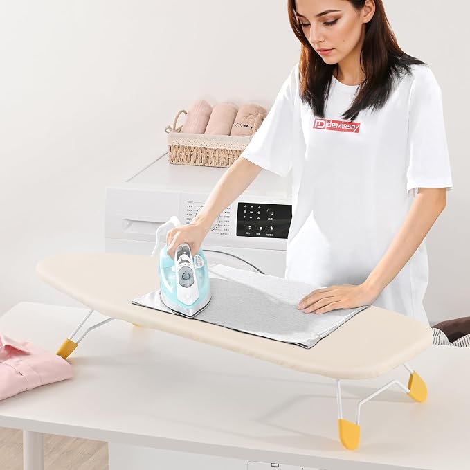 APEXCHASER Tabletop Ironing Board, Folding Legs Iron Board - Image 6
