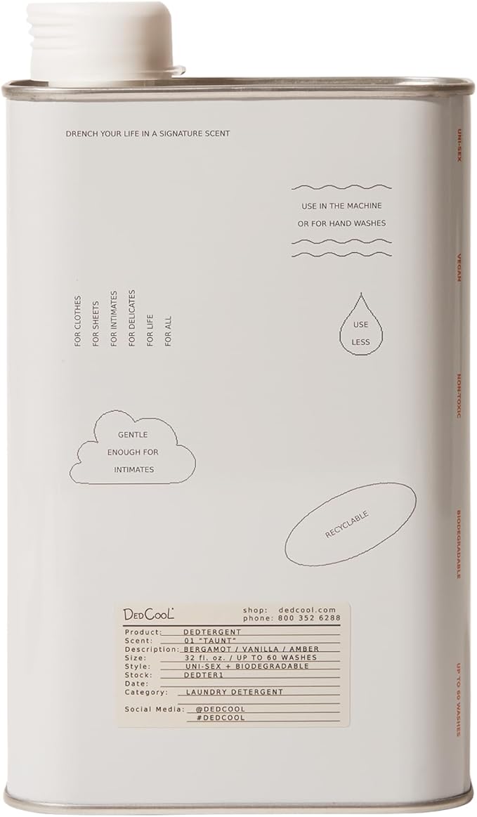 DedCool Liquid Laundry Dedtergent | 01 Taunt | Luxurious Long-Lasting Signature by DedCool