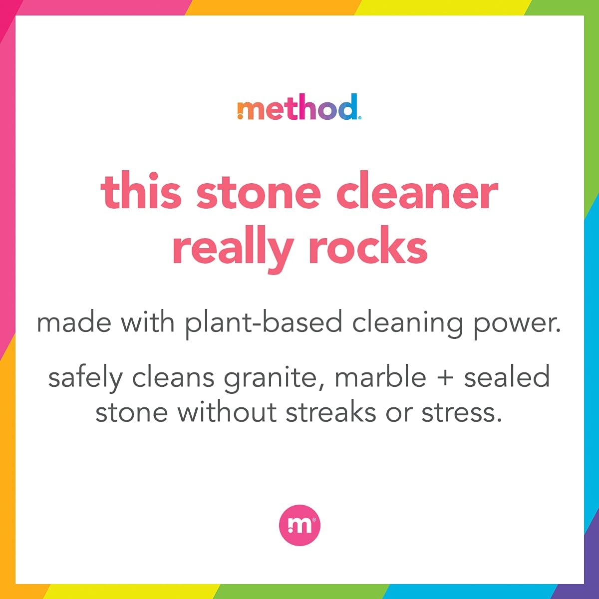 Method Daily Granite Cleaner Refill, Apple Orchard, Plant-Based Cleaning Agent for Granite, Marble, and Other Sealed Stone, 68 fl oz, (Pack of 2)