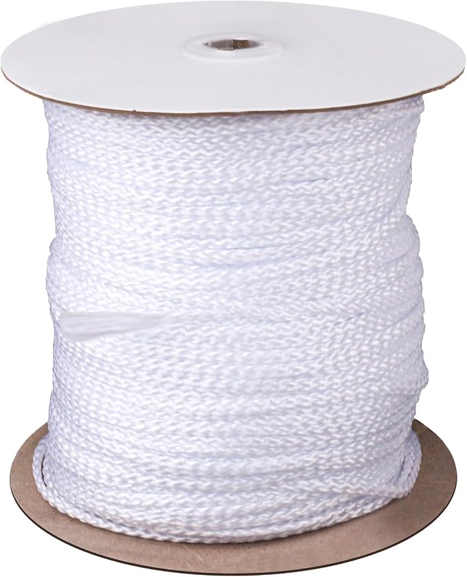 1/8 Inch White Polyester Rope by IHDYPPEW