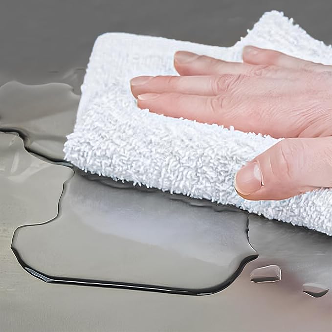Terry Bar Mop Towels Size 14"x17" – Absorbent and Durable, Cotton Cleaning - Image 6