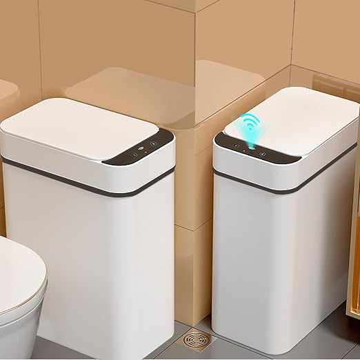 Yatmung 2 Pack - 2.5 Gallon Smart Trash Can Sensor Motion Slim Touchless - Image 7