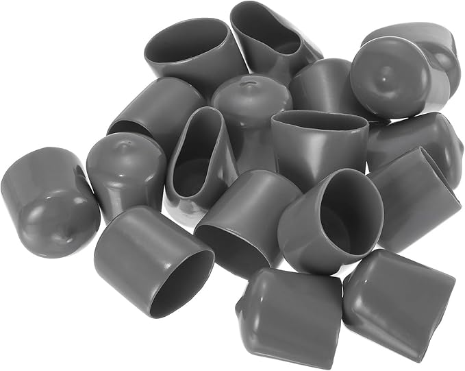 uxcell 20pcs Rubber End Caps 23mm ID Vinyl PVC Round Tube Bolt Cap Cover Screw - Image 4