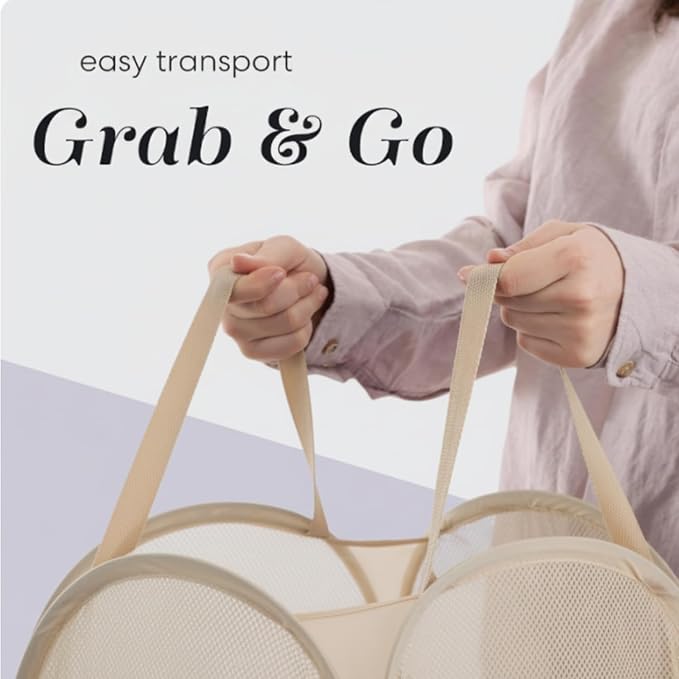 Handy Laundry Collapsible Mesh Pop Up Hamper - Image 7