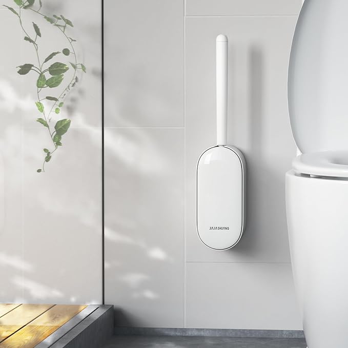 Toilet Bowl Brush and Holder, OSCIOSS Toilet Brush Set by OSCIOSS