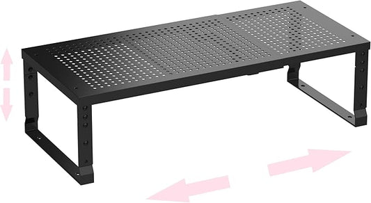 Metal Stackable Expandable Storage Shelf by Unknown