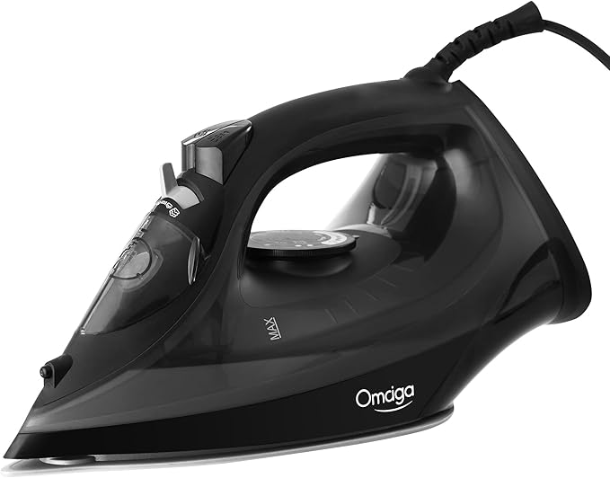 Steam Iron for Clothes, 1500W Iron by OMAIGA