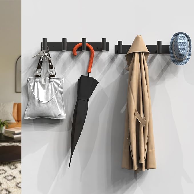 VAEHOLD Hat and Coat Wall Mount Rack - Image 5