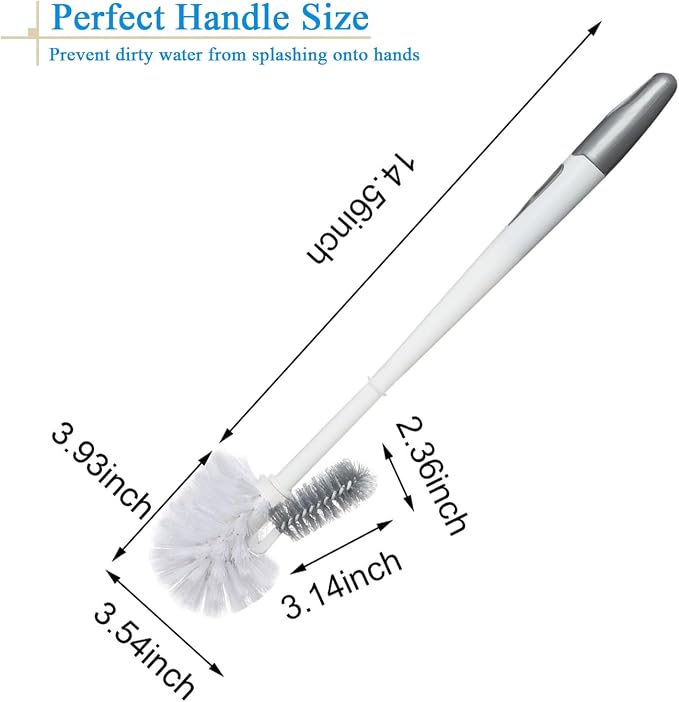 2 Pack Toilet Bowl Brush Without Holder - Image 2