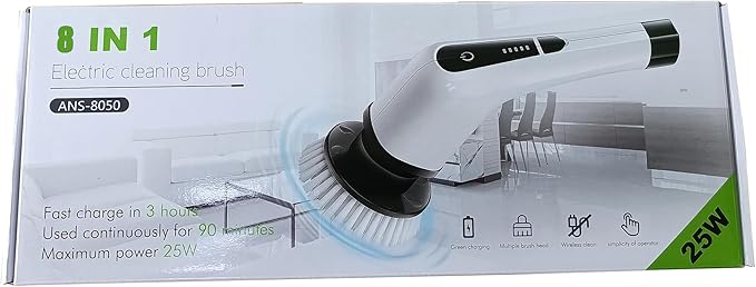 Electric Spin Scrubber, Cordless Bath Tub Power Scrubber - Image 7