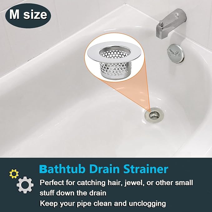Bathroom Drain Strainers, Hair Catcher - Image 6