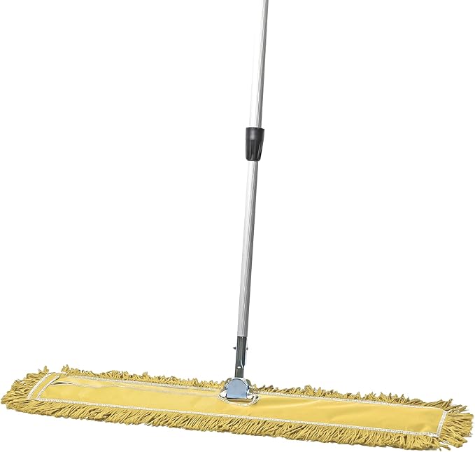 36 Inch Yellow Commercial Dust Mop & Floor Sweeper by TidyTools