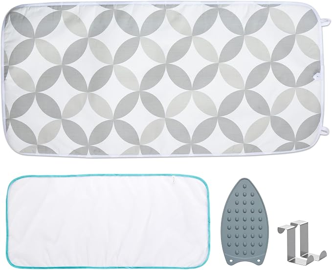 Seiritex Ironing Mat, Portable Ironing Pad 39.4 x 18.9 inch Table Top Iron by Seiritex
