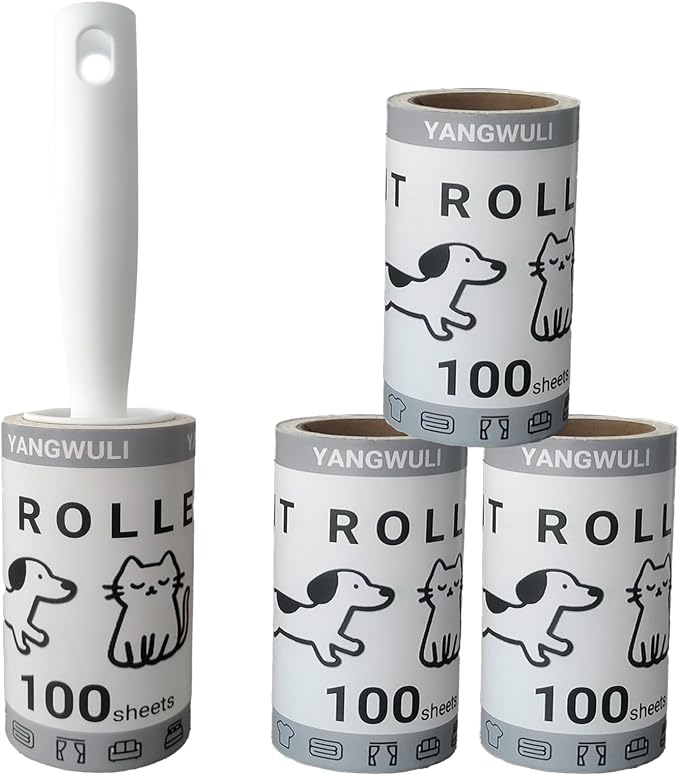 Lint Rollers for Pet Hair Extra Sticky, 400 Sheets Mega Value ，Clothing Hair by Unknown