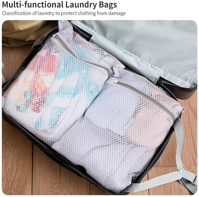 3Pack Large Honeycomb Lingerie Bags - Image 5
