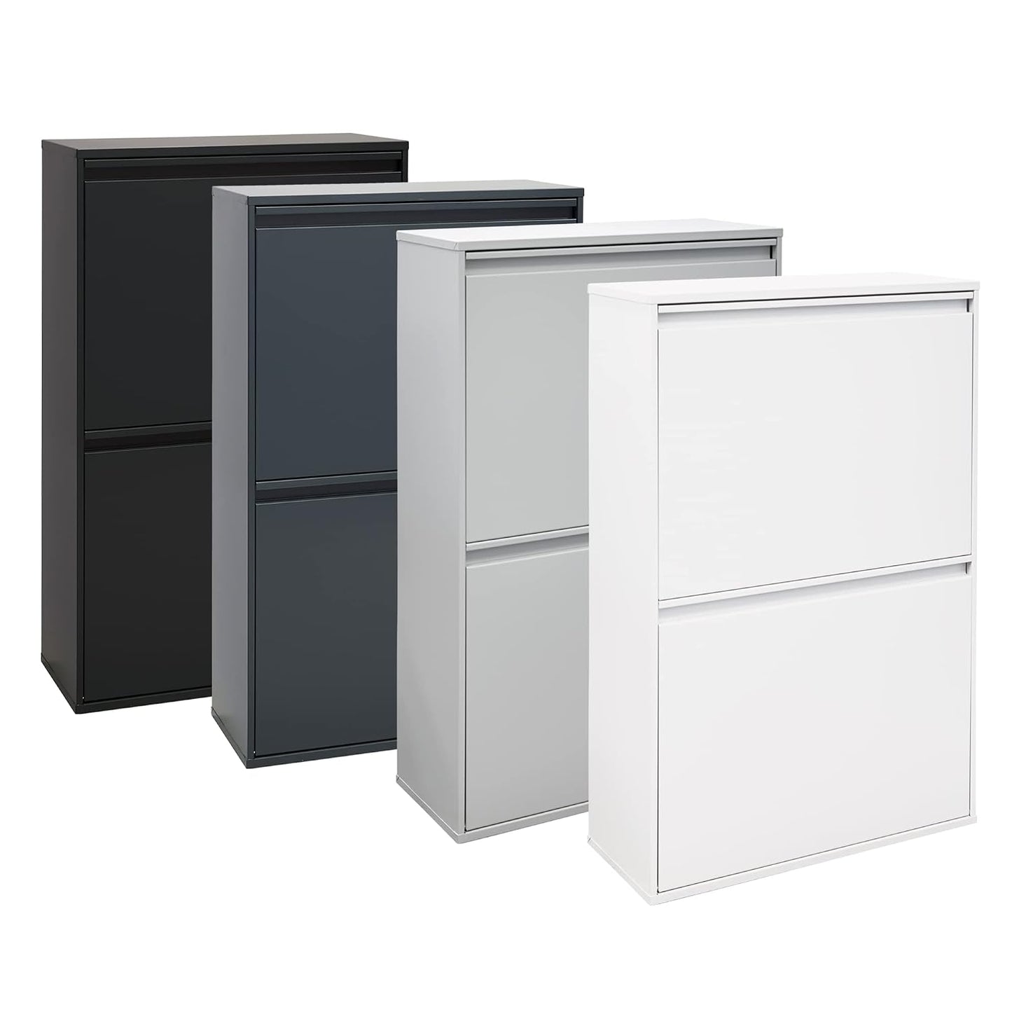 Arregui Trash and Recycling Bin with 4 Cubes, Basic CR601-B