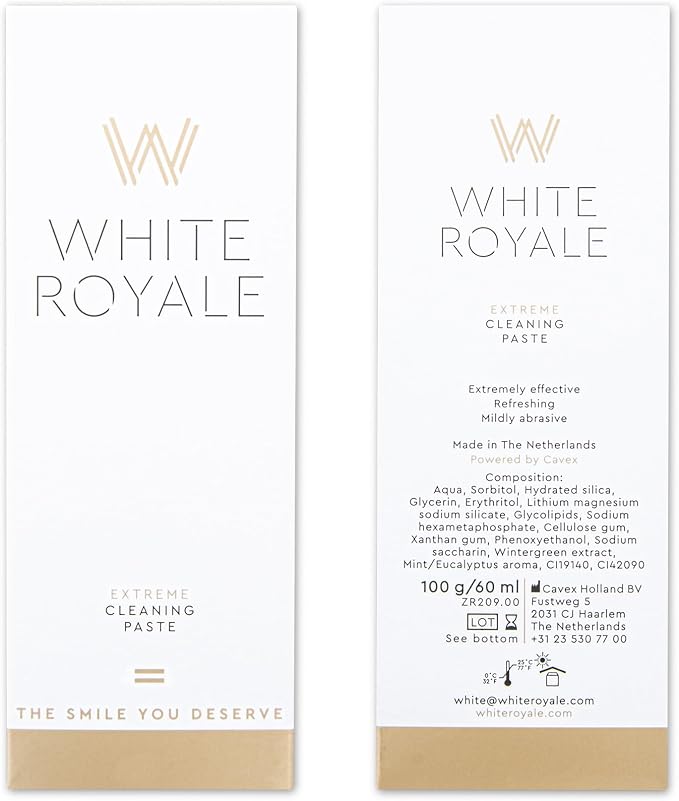 White Royale Extreme Cleaning Paste, Helps Remove Stains & Discoloration - Image 3