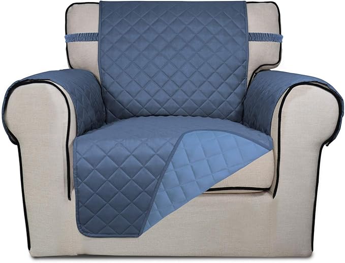 PureFit Reversible Quilted Sofa Cover, Water Resistant Slipcover Furniture by PureFit