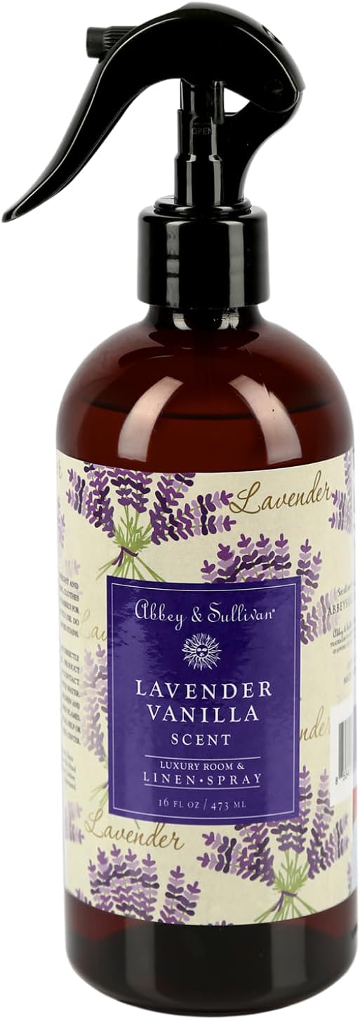 Abbey & Sullivan Odor Eliminating and Refreshing Linen and Room Spray, Lavender by AbbeySullivan