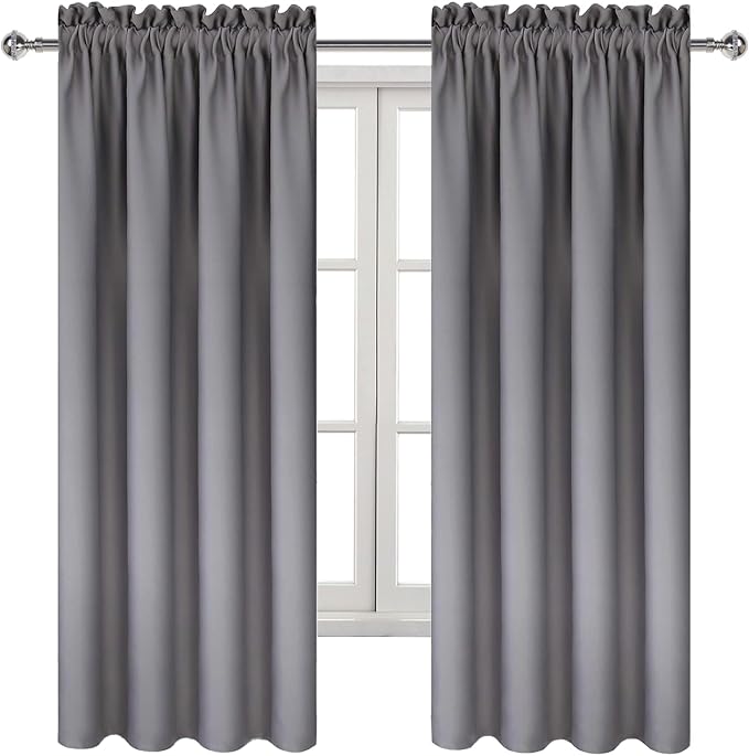 DWCN Blackout Window Curtain Panels, Light Blocking, Thermal Insulated - Image 9