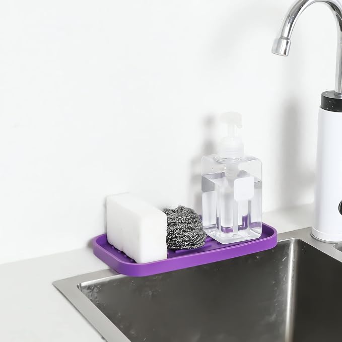 Silicone Kitchen Sink Organizer Tray - Image 9